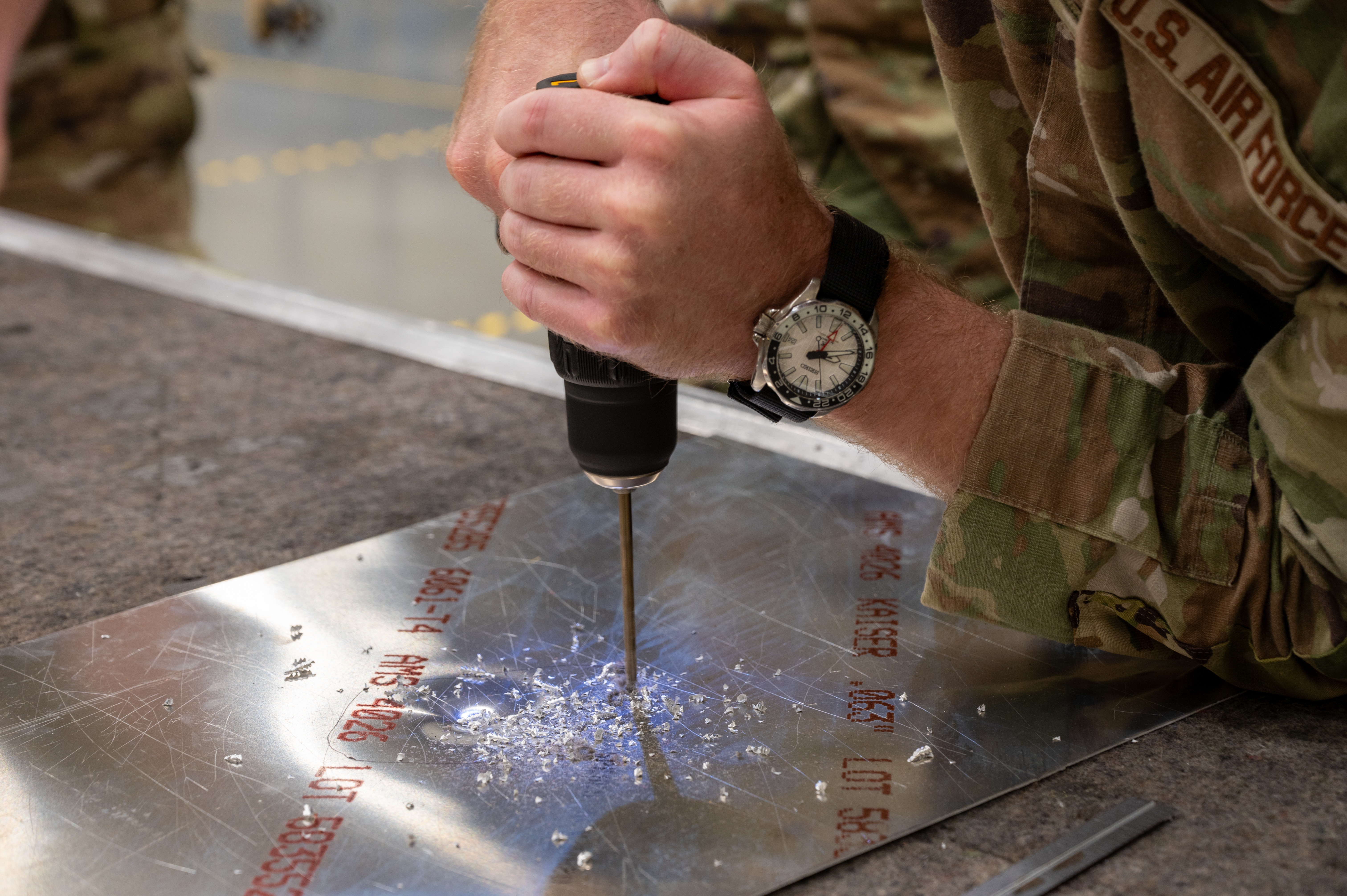 Aircraft battle damage evaluator training at Joint Base McGuire-Dix-Lakehurst